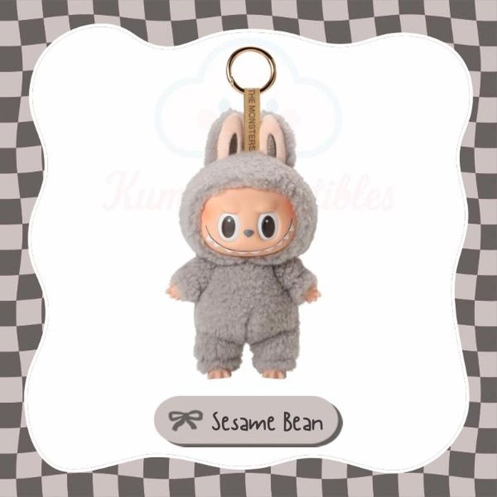100% Authentic Pop Mart Labubu Exciting Macaron - Sesame Bean
